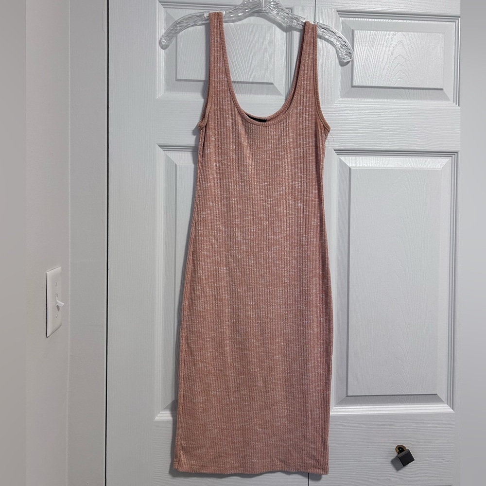 Pink tank dress